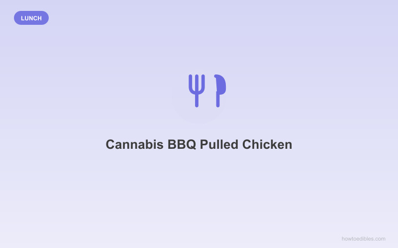 Frango Desfiado ao BBQ com Cannabis