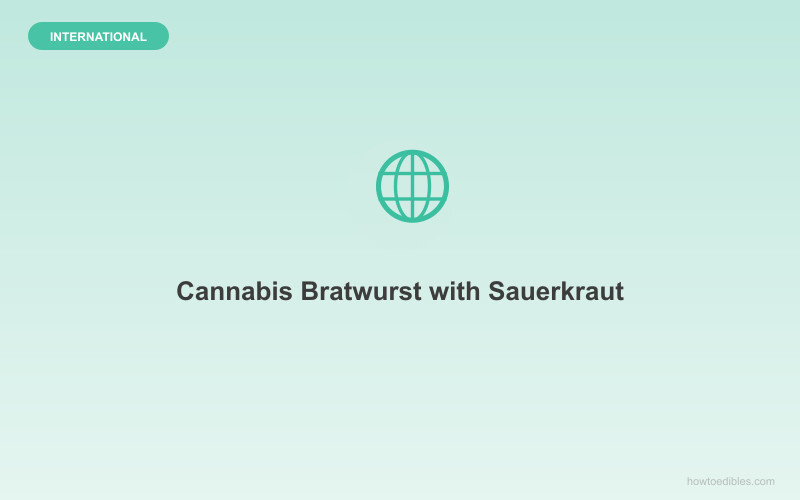 Cannabis Bratwurst with Sauerkraut
