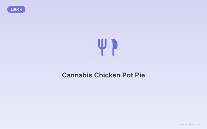 Cannabis Hühnchen-Pastete