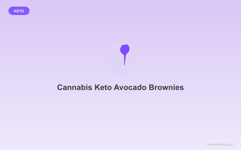 大麻生酮牛油果布朗尼