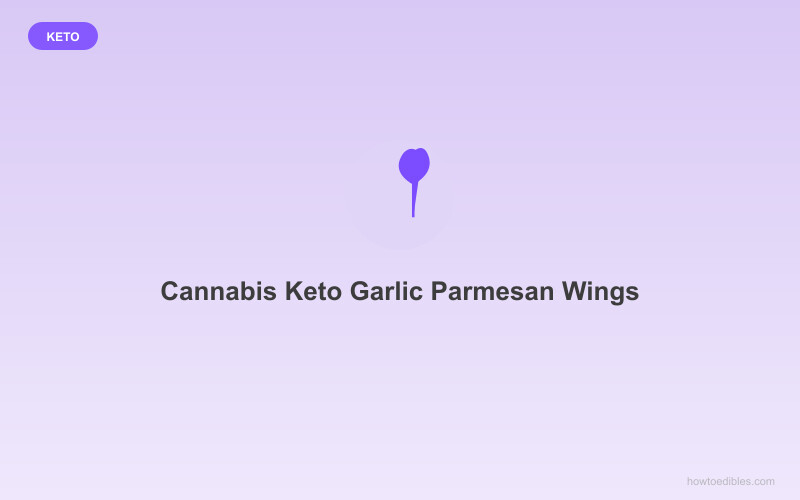 Cannabis Keto Knoblauch-Parmesan-Wings