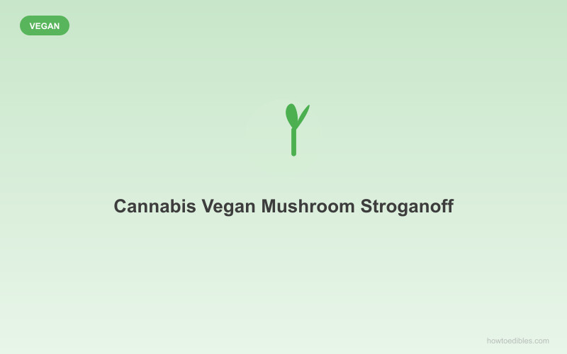 Strogonoff de Cogumelos Vegano com Cannabis