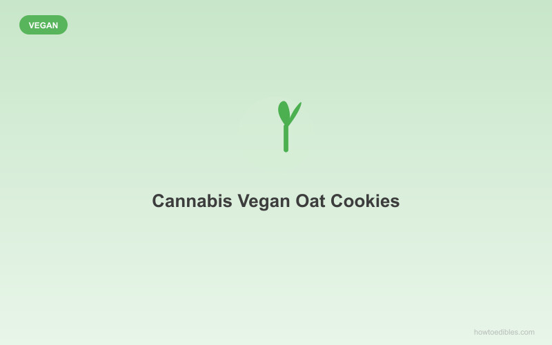 Cannabis Vegan Oat Cookies