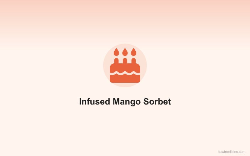 Infused Mango Sorbet