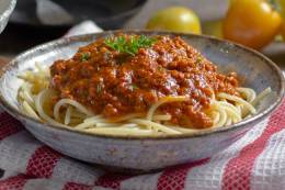 Infused Spaghetti Bolognese