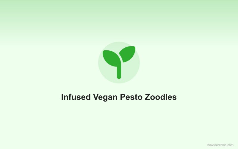 Infused Vegan Pesto Zoodles