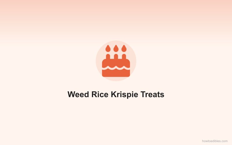 Weed Rice Krispie Treats